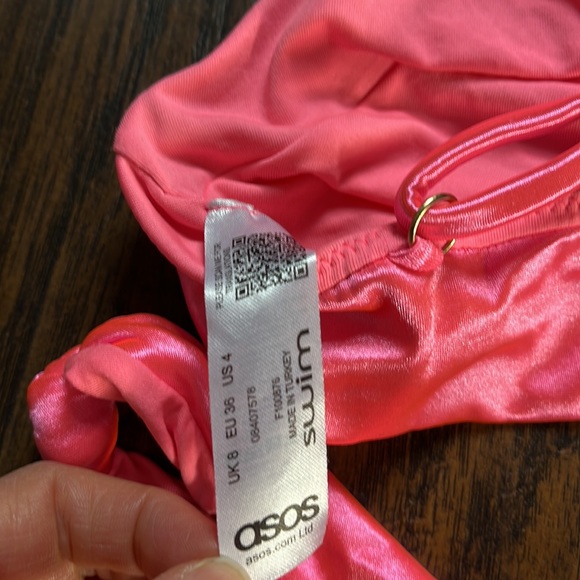 ASOS Mirror Shine Pink Bikini - Picture 10 of 10